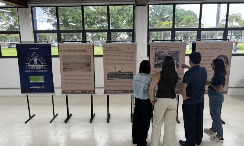 faculdade-sao-leopoldo-mandic-faculdade-de-medicina-graduaçao-medica-biblioteca-da-mandic-limeira-recebe-exposicao-itinerante-do-museu-de-limeira-sobre-a-industria-limeirense