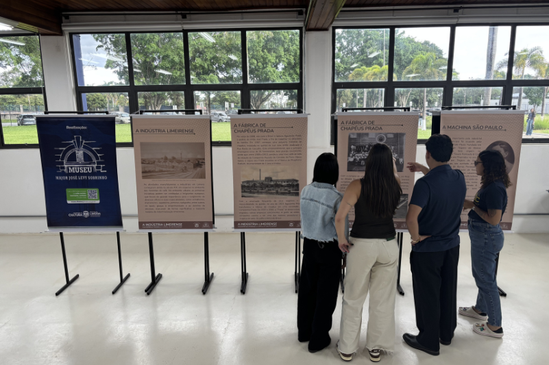 faculdade-sao-leopoldo-mandic-faculdade-de-medicina-graduaçao-medica-biblioteca-da-mandic-limeira-recebe-exposicao-itinerante-do-museu-de-limeira-sobre-a-industria-limeirense
